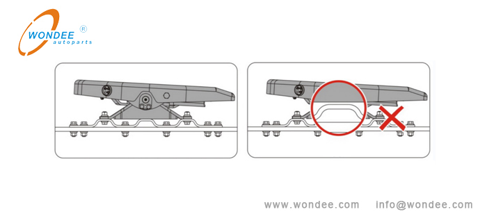 Installation of a fifth wheel-2 Instalación de una quinta rueda-2