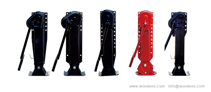 4-Gearbox outside landing gear 28T Tipo FUWA Equipo de aterrizaje exterior para semi remolques de China (chino) Fabricante / Wondee Autoparts