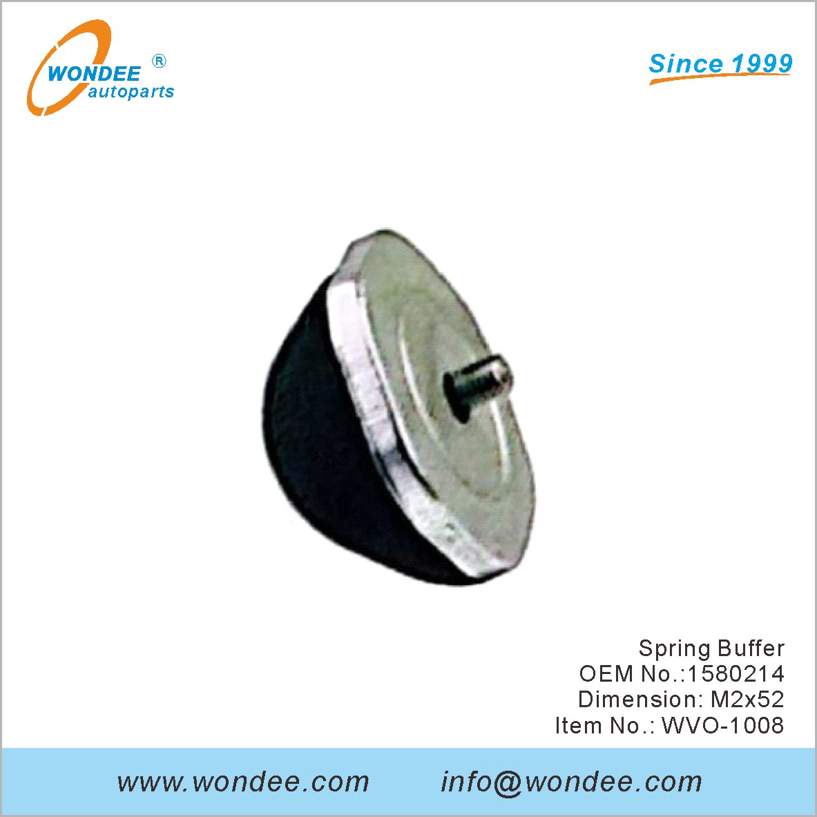 Spring Bufferoem 1580214 para Volvo de Wondee