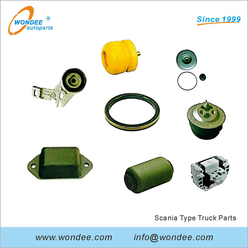 Buje de goma tipo scania, búfer de resorte, montaje del motor, kit de reparación, sello de aceite, tapa del cubo para camión