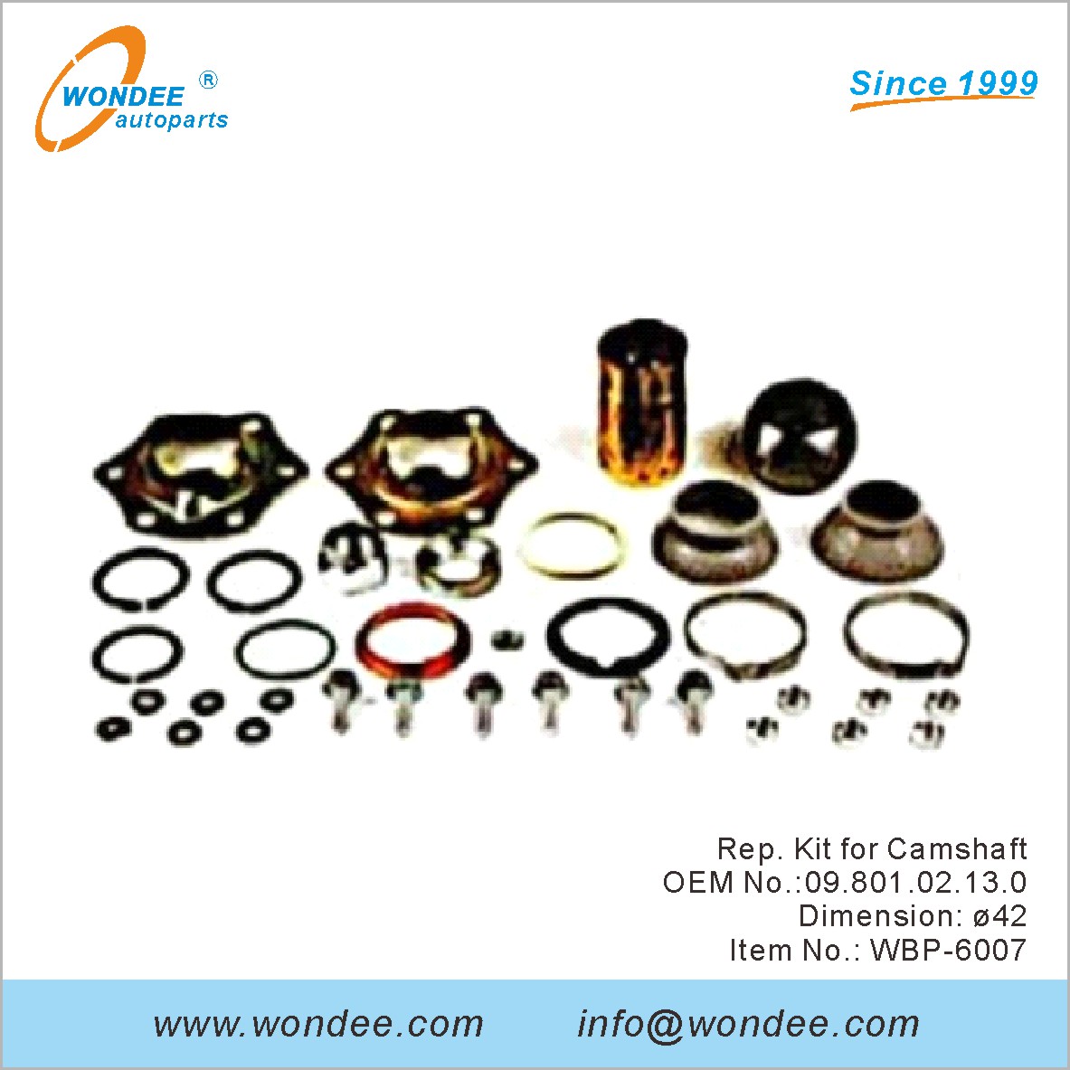 Kit de representante para Camshaft OEM 0980102130 para BPW de Wondee