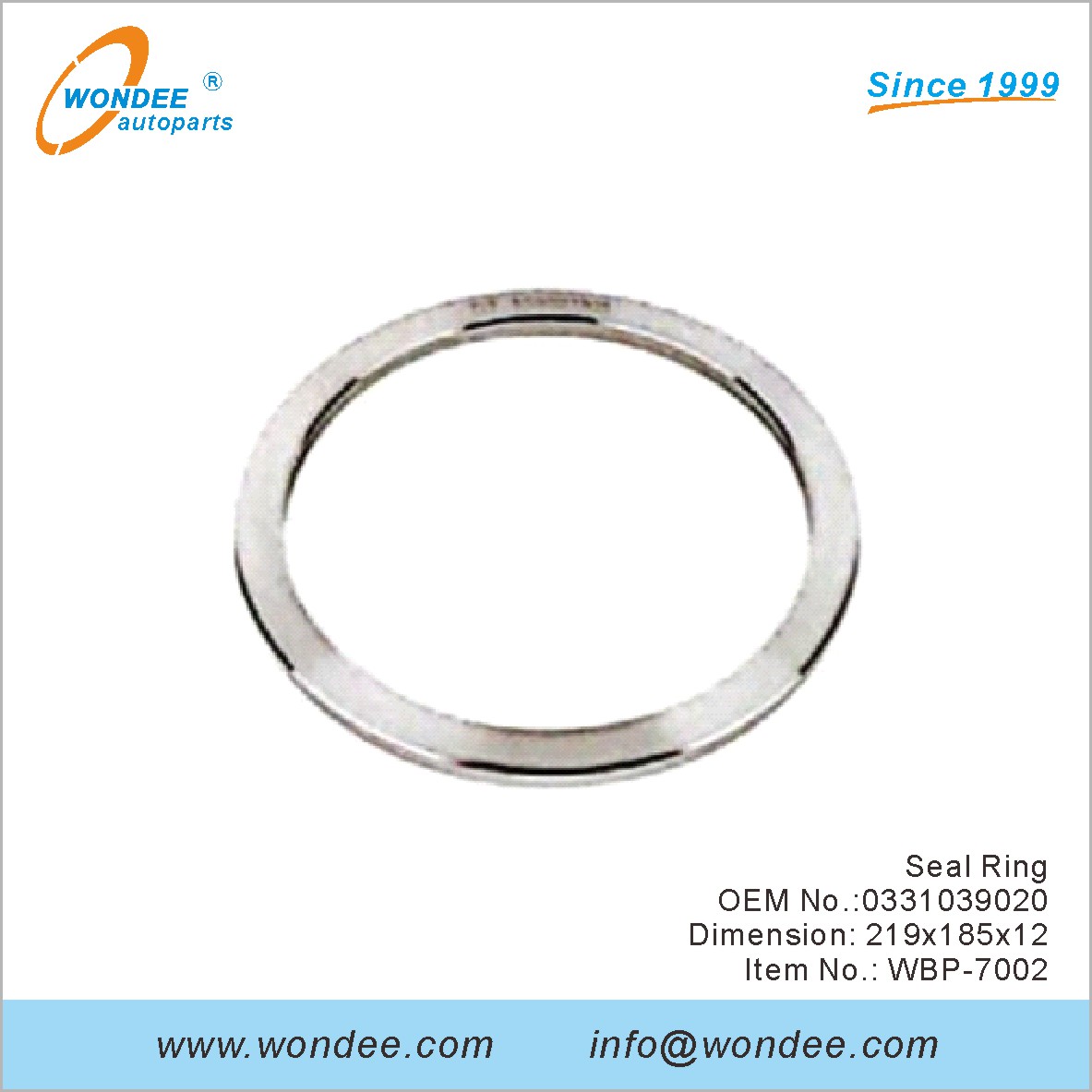 SEAL RING OEM 0331039020 para BPW de Wondee