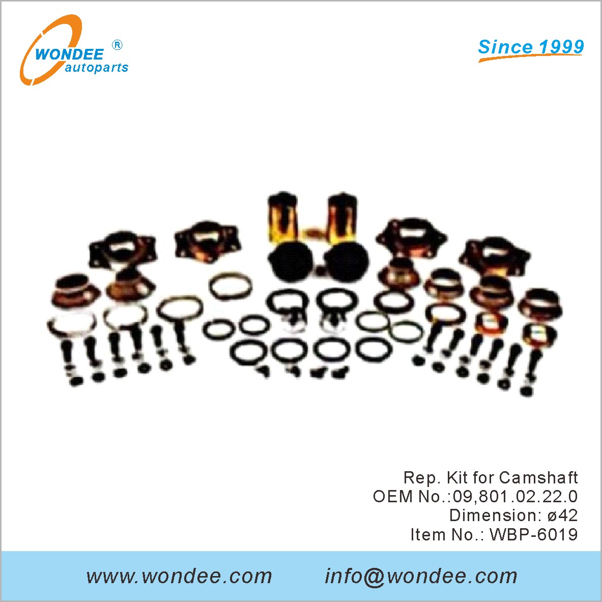 Kit de representante para Camshaft OEM 09,80102220 para BPW de Wondee