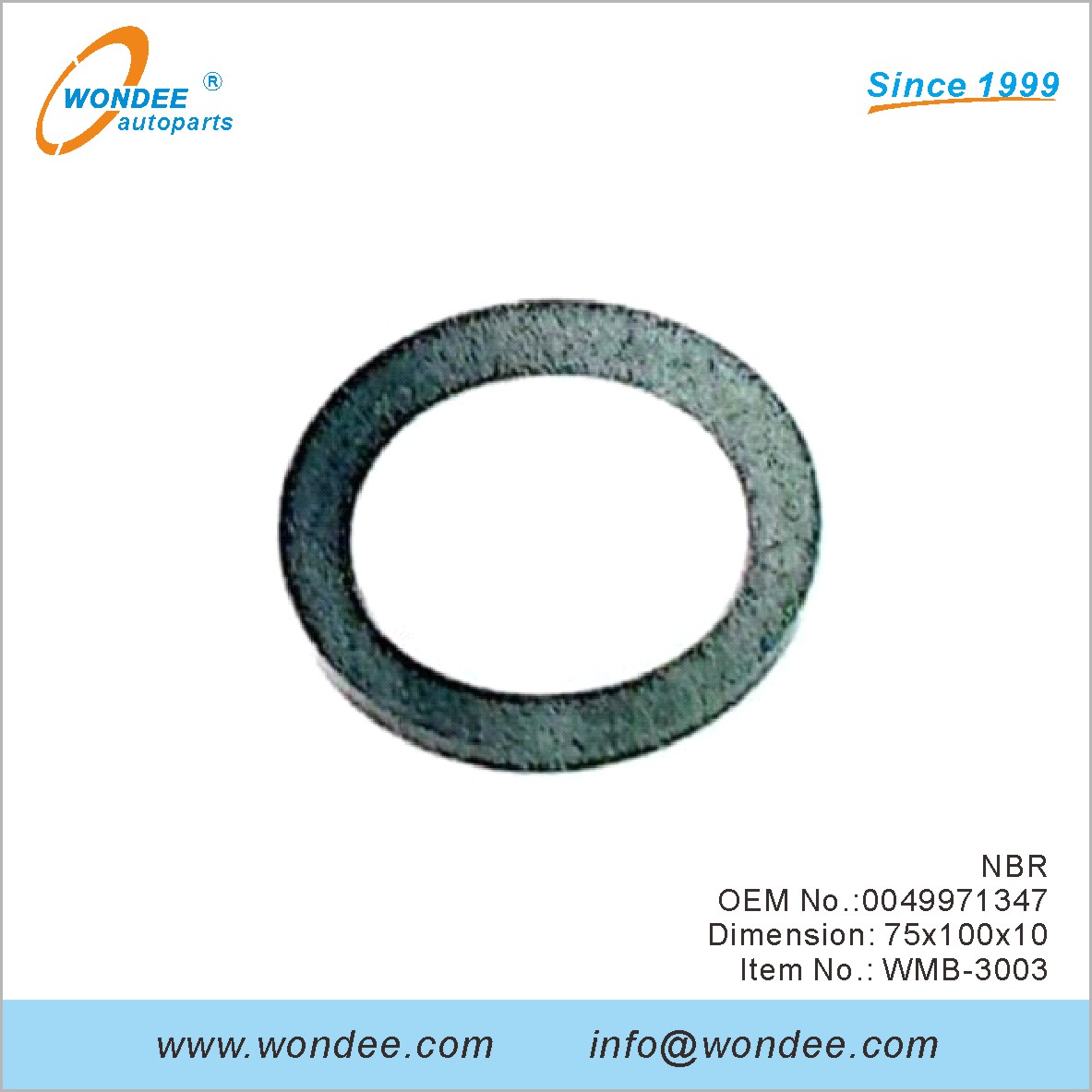 NBR OEM 00499971347 para Benz de Wondee