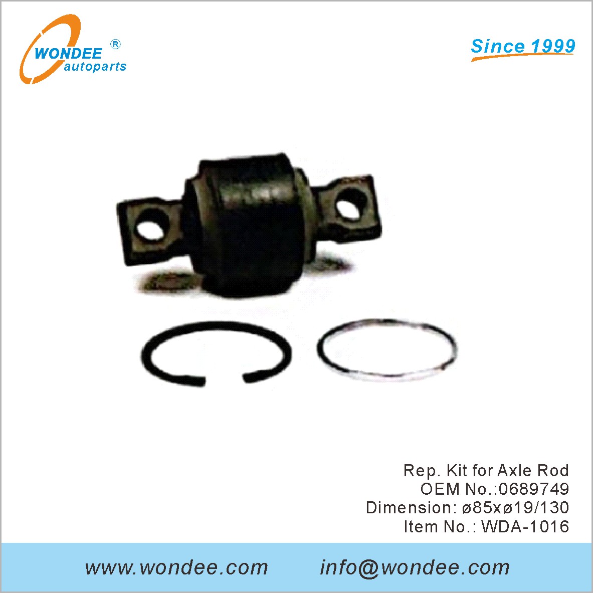 Rep. Kit para la barra de eje OEM 0689749 para DAF de Wondee