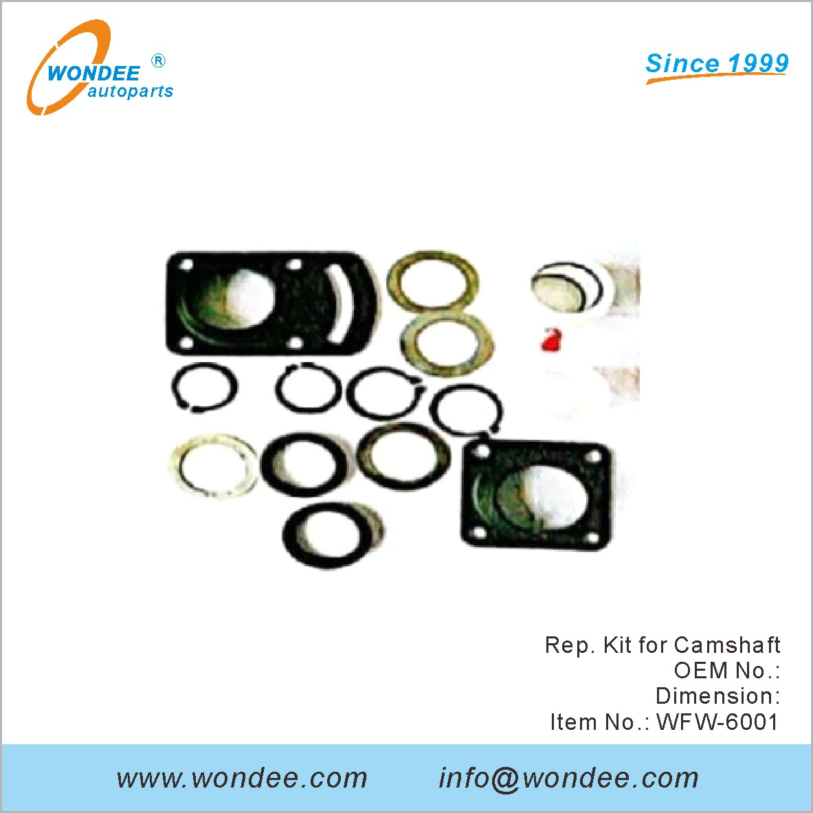 Rep. Kit para Camshaft OEM para Fuwa de Wondee