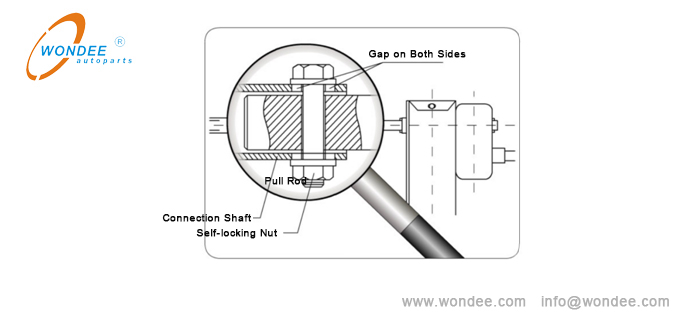 Equipo de aterrizaje de JOST para semi de trabajo pesado de China Fabricante / Wondee Autoparts