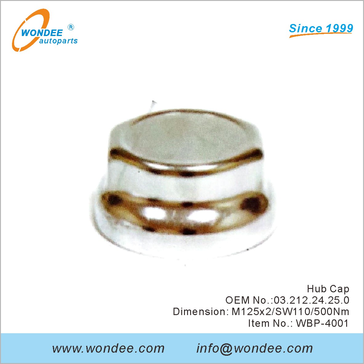 Hub Cap OEM 0321224250 para BPW de Wondee