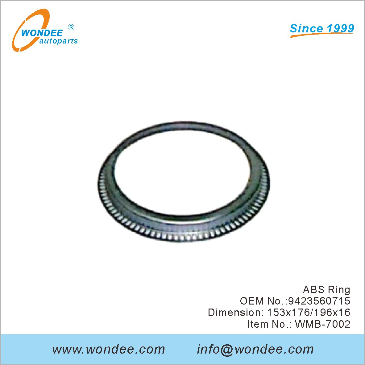 ABS Ring OEM 9423560715 para Benz de Wondee