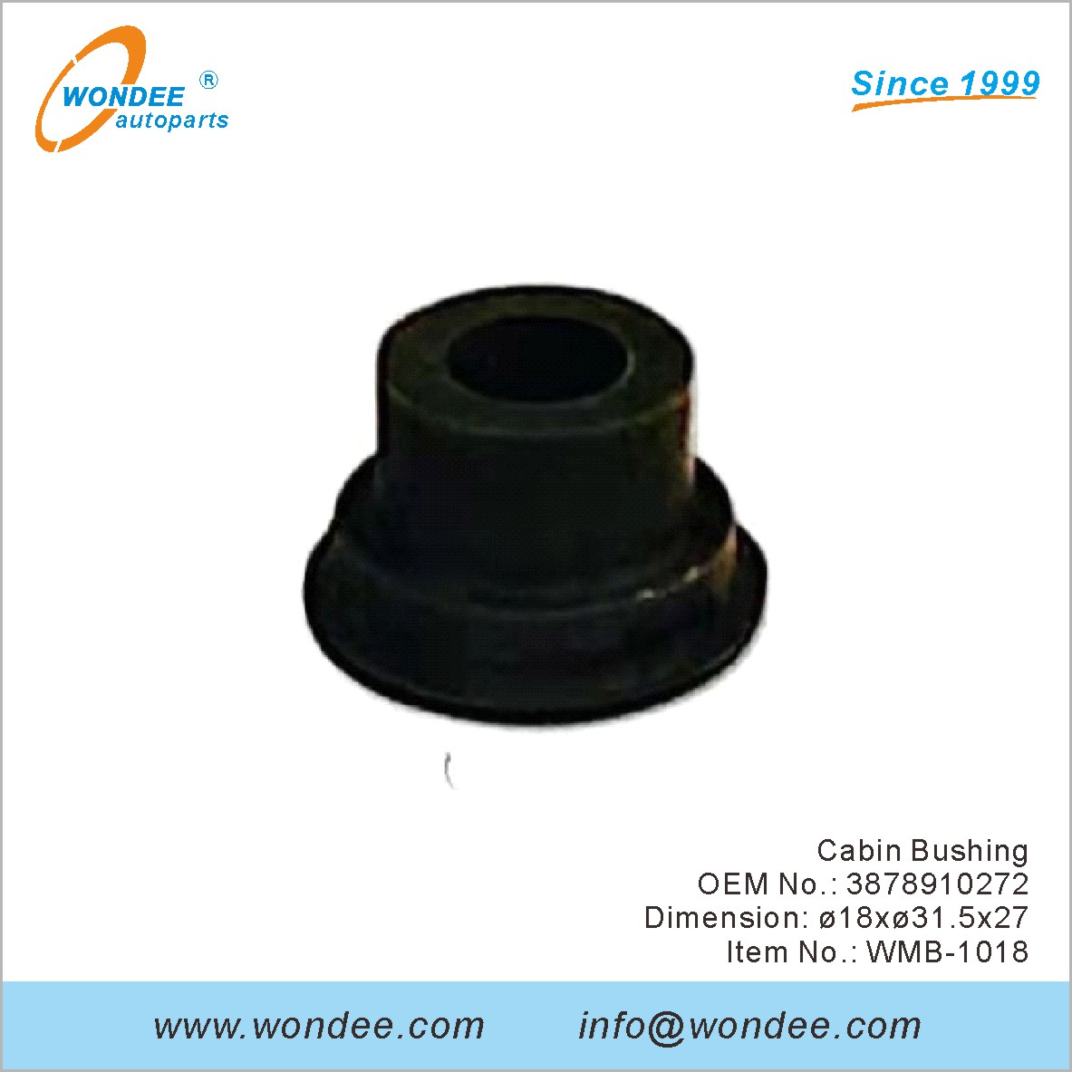 Cabina de buje OEM 3878910272 para Benz de Wondee