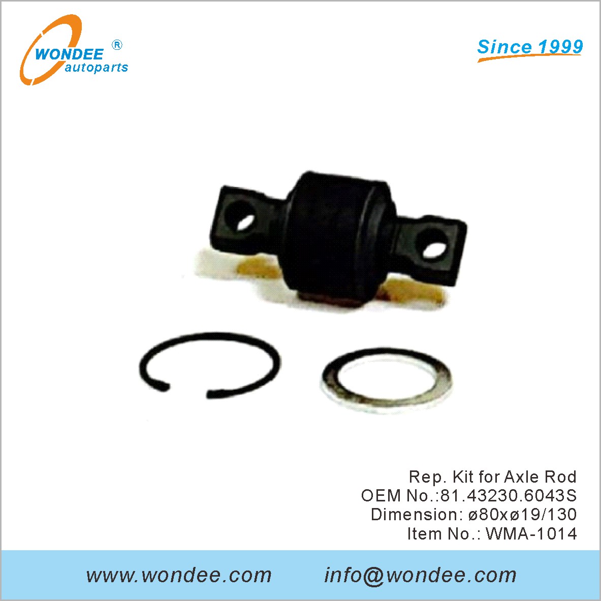 Rep. Kit para la barra de eje OEM 81.43230.6043S para el hombre de Wondee