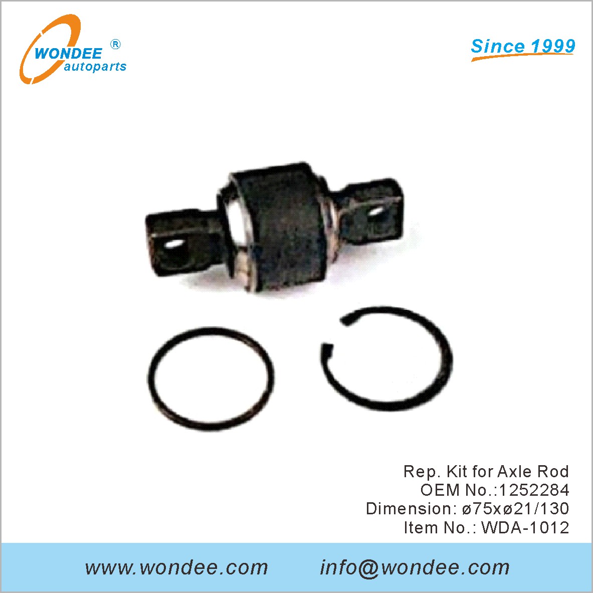 Rep. Kit para la barra de eje OEM 1252284 para DAF de Wondee