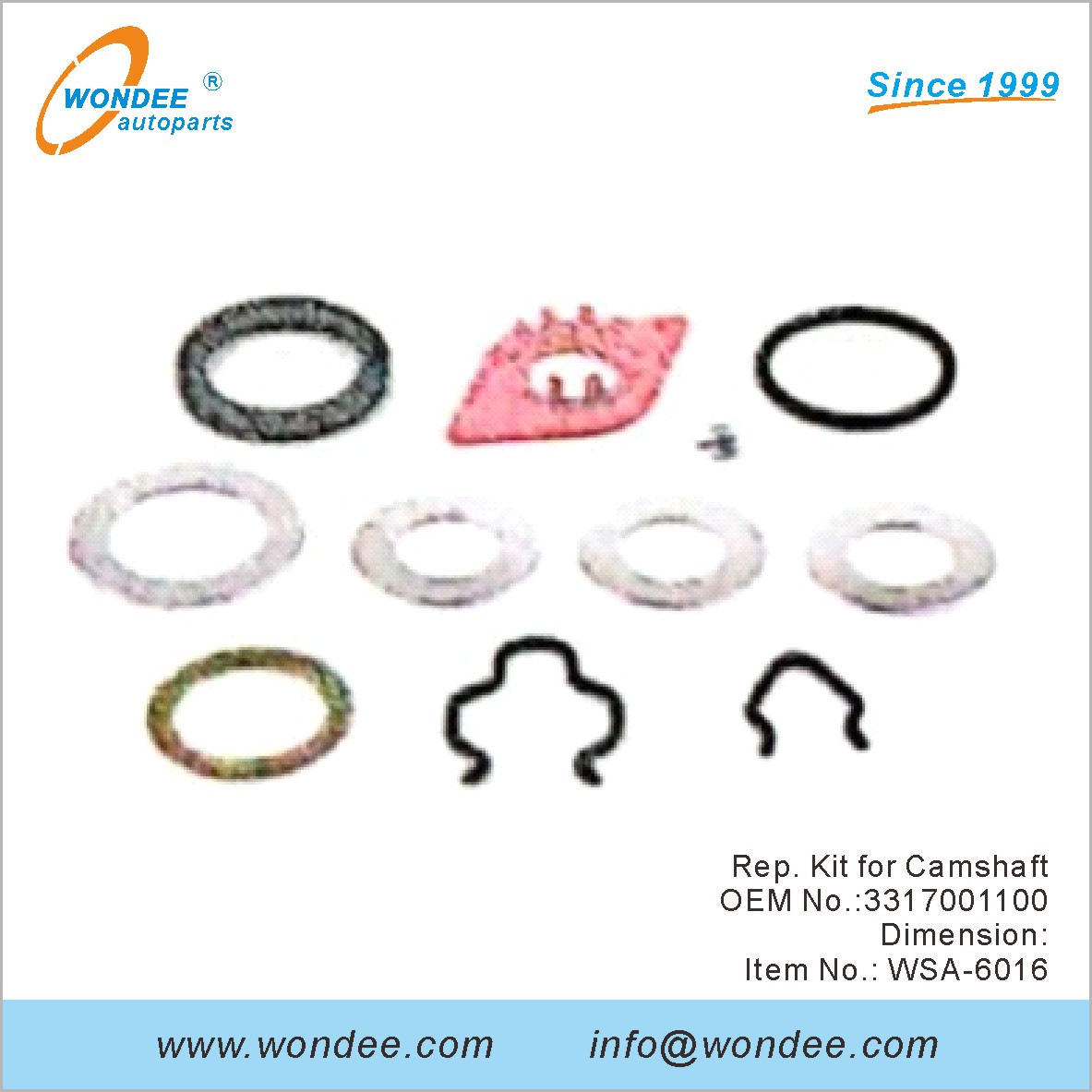 Rep. Kit para Camshaft OEM 3317001100 para SAF de Wondee