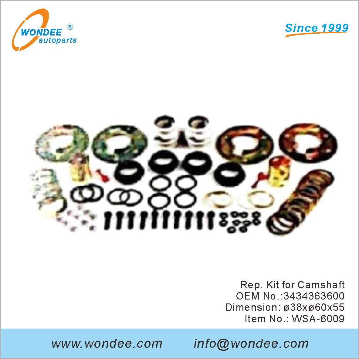 Rep. Kit para Camshaft OEM 3434363600 para SAF de Wondee