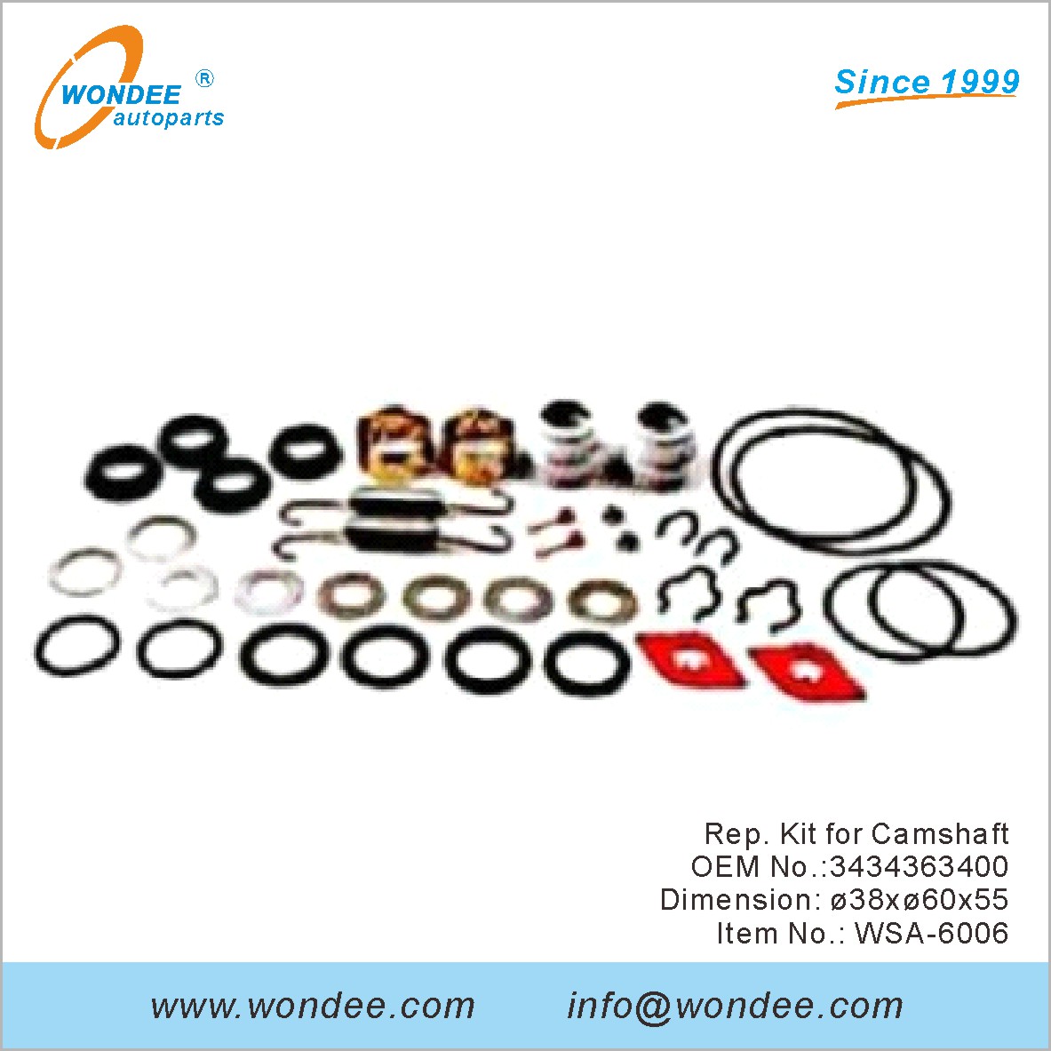 Rep. Kit para Camshaft OEM 3434363400 para SAF de Wondee