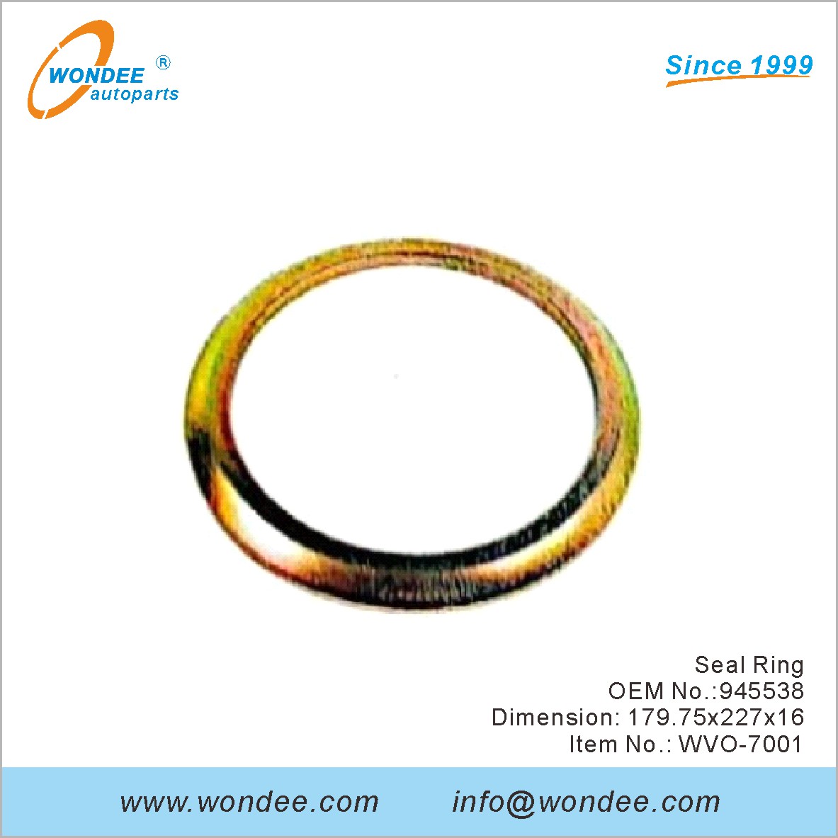 SELLE RING OEM 945538 para Volvo de Wondee