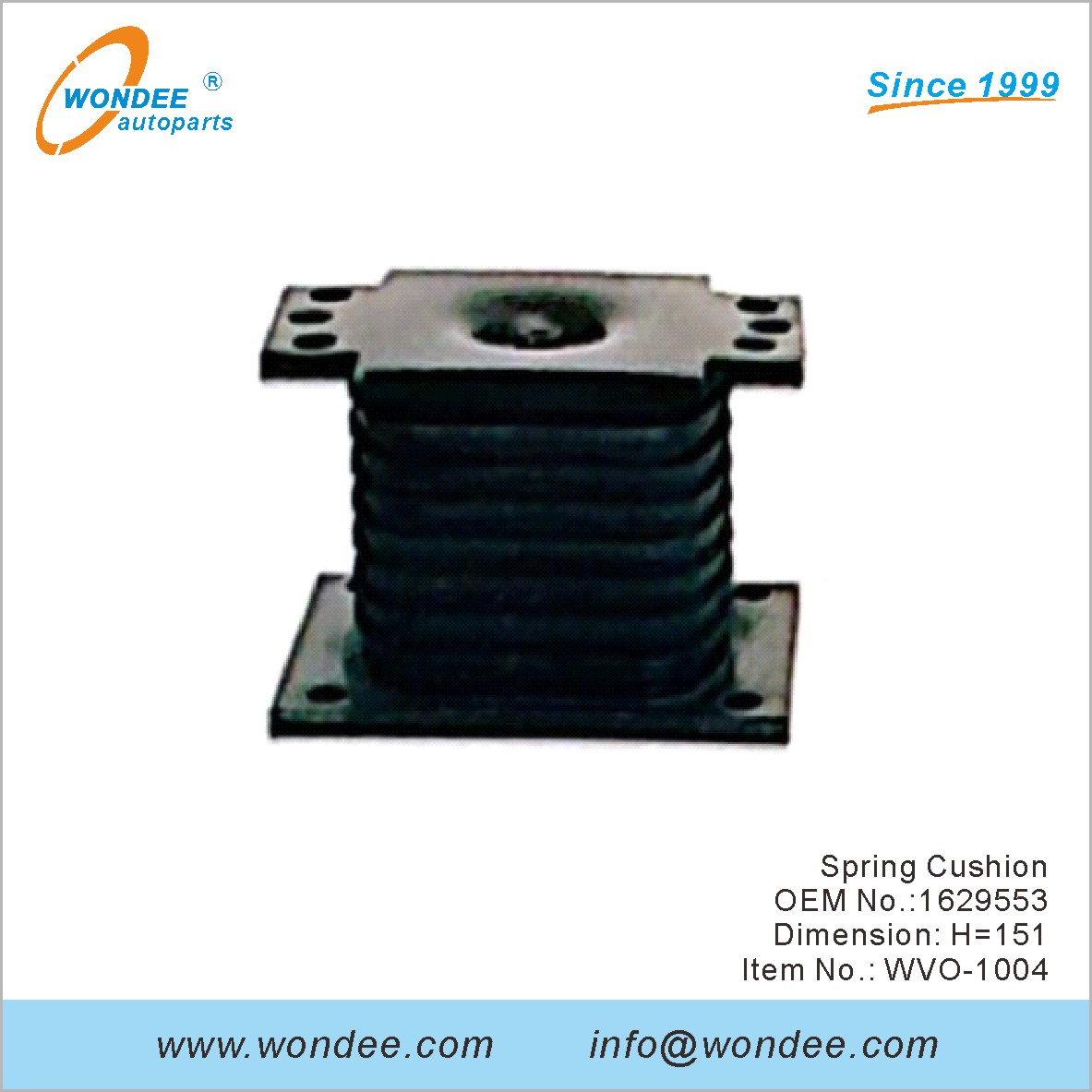 Spring Cushion OEM 1629553 para Volvo de Wondee