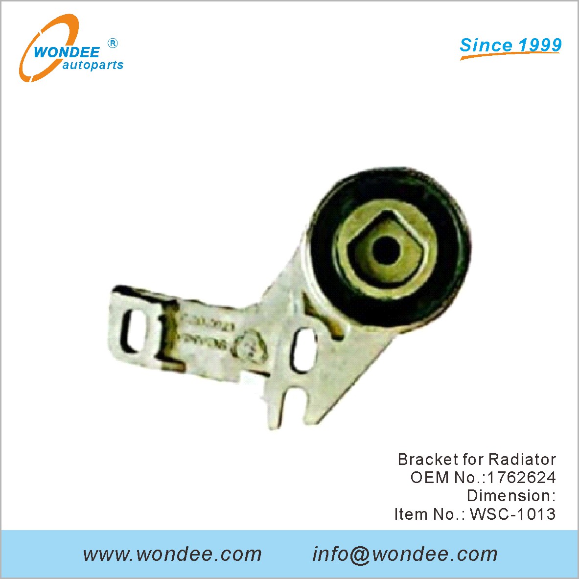 Soporte para el radiador OEM 1762624 de Wondee