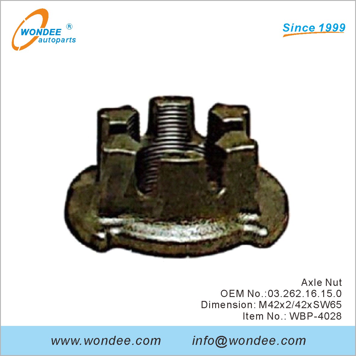 Axle Tuerca OEM 0326216150 para BPW de Wondee