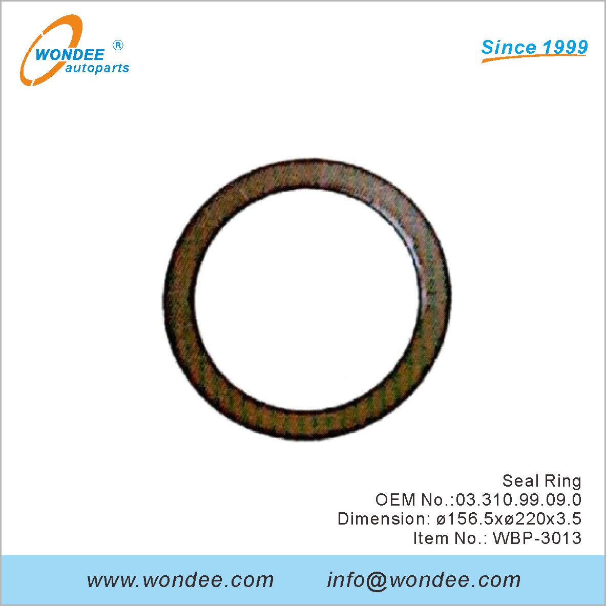 SEAL RING OEM 0331099090 para BPW de Wondee