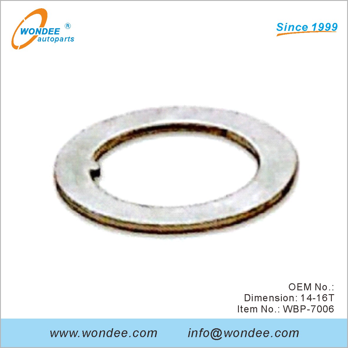 OEM para BPW de Wondee (4)