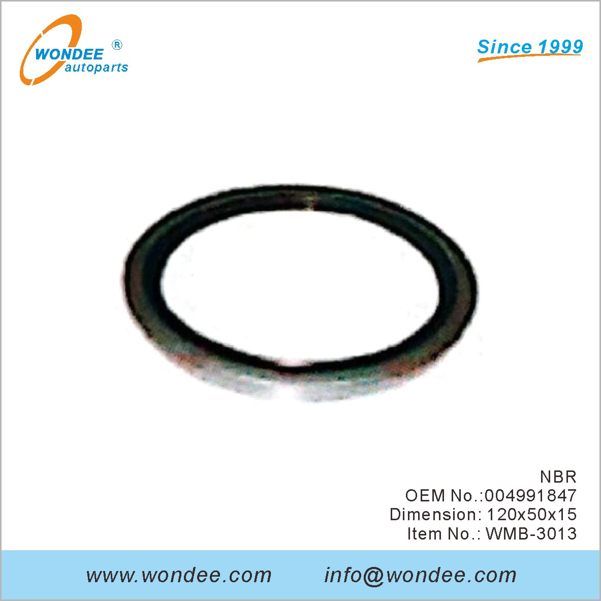 NBR OEM 004991847 para Benz de Wondee 