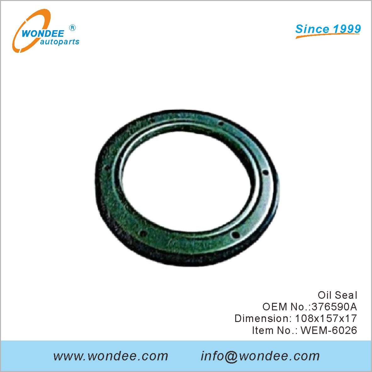 SEAL OED OEM 376590A para el motor del motor de Wondee