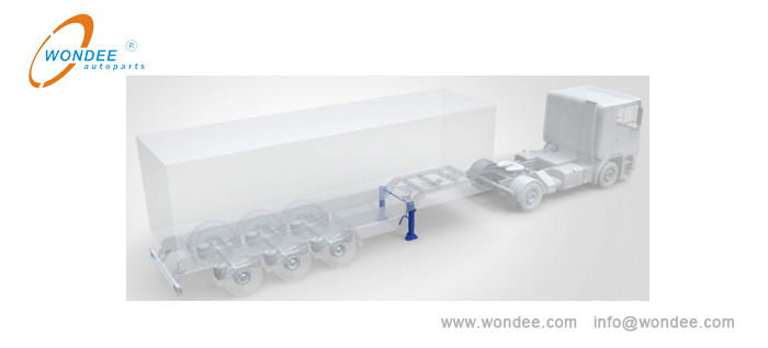 Equipo de aterrizaje para remolque semi de servicio pesado de China Fabricante / Wondee Autoparts
