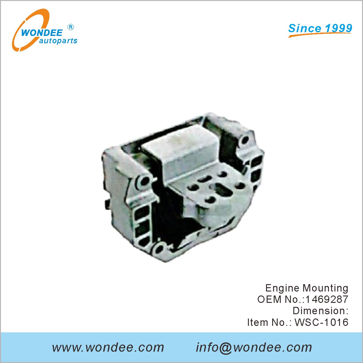 Montaje del motor OEM 1469287 de Wondee