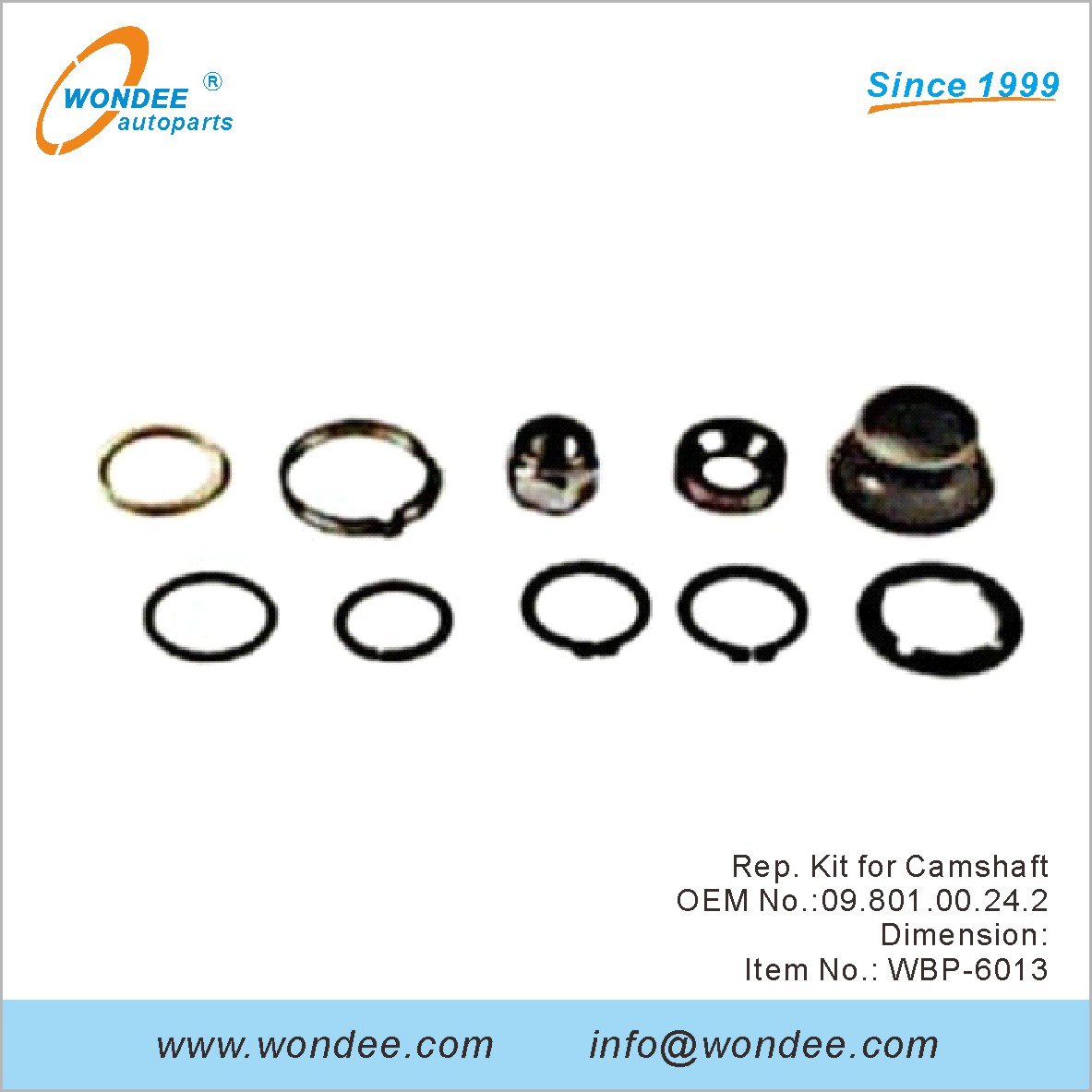 Kit de representante para Camshaft OEM 0980100242 para BPW de Wondee