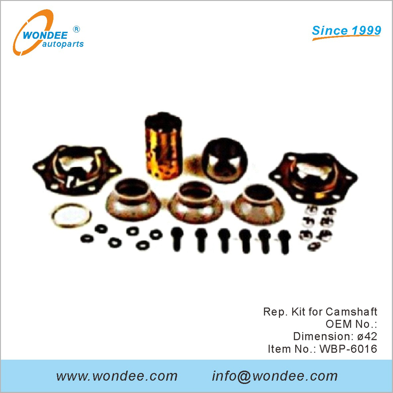 Anillo de sello tipo BPW, cubierta de polvo, kit de reparación, buje de freno, resorte de zapatos de freno, tuerca de eje y buje de goma para camión