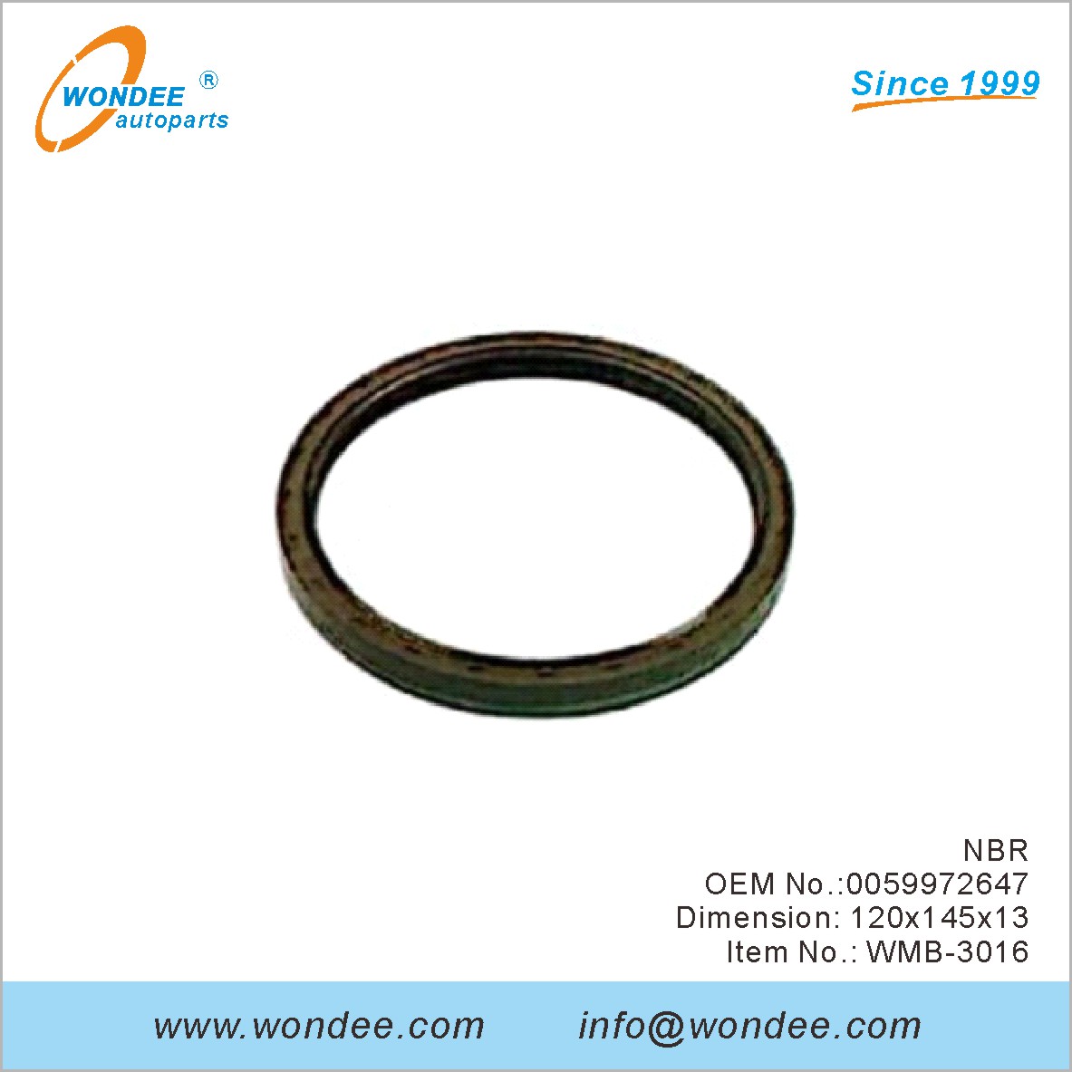 NBR OEM 0059972647 para Benz de Wondee