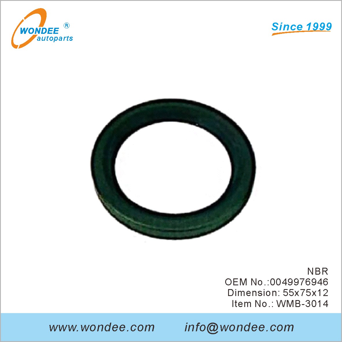 NBR OEM 00499976946 para Benz de Wondee