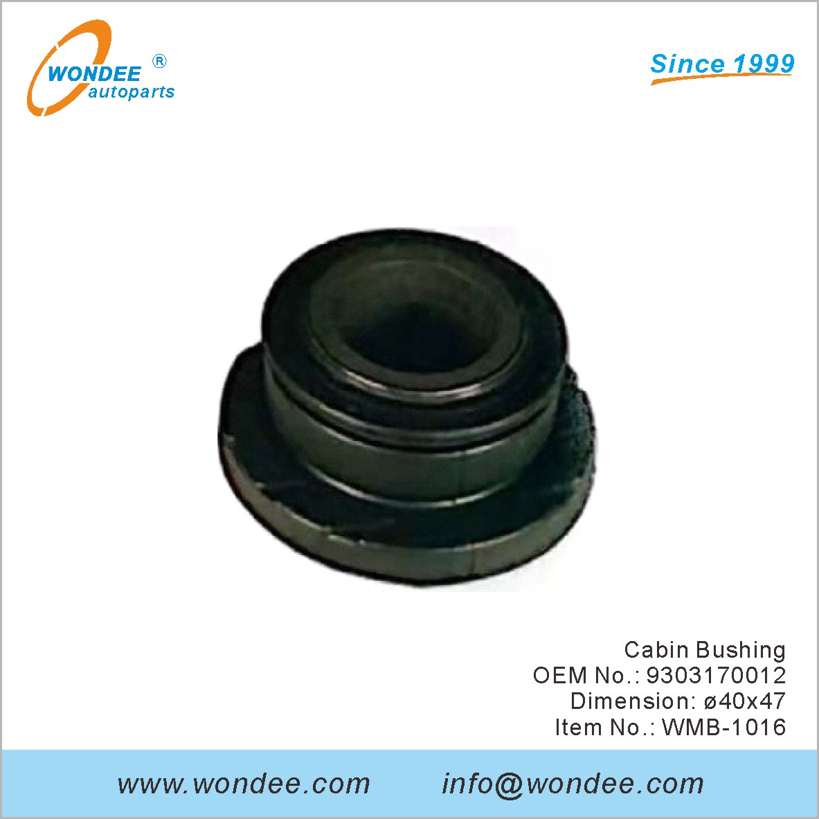 Cabina de buje OEM 9303170012 para Benz de Wondee