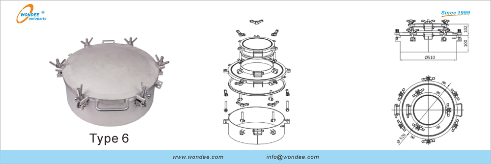 Cubierta de manejo del cisterner para diesel y gasolina de Wondee Autoparts (11)