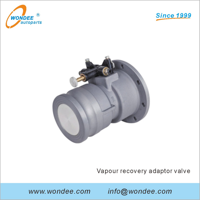 Válvula adaptadora de recuperación de vapor para piezas de camiones de combustible