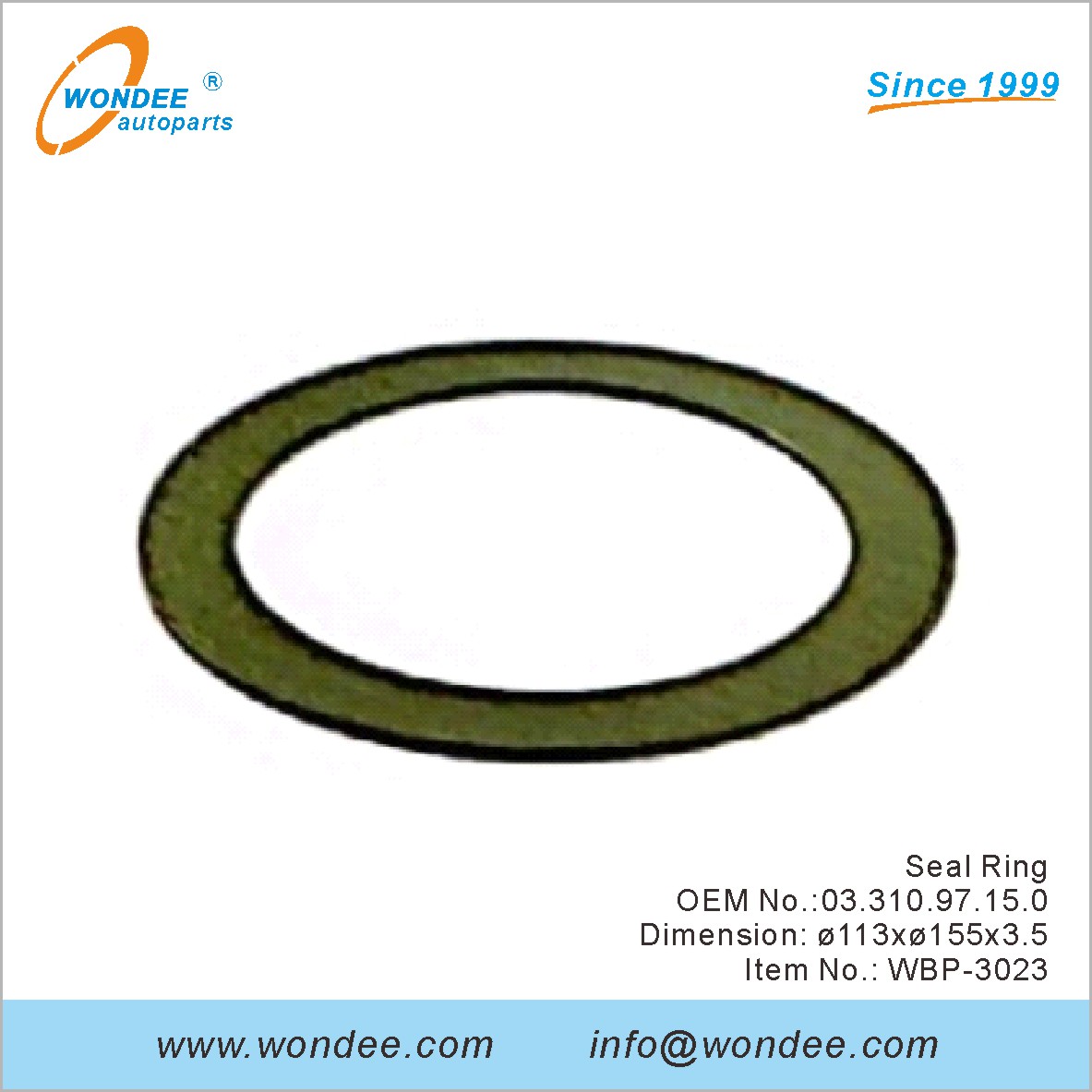 SEAL RING OEM 0331097150 para BPW de Wondee