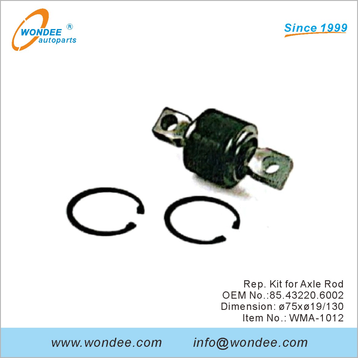 Rep.kit para la barra de eje OEM 85.43220.6002 para el hombre de Wondee