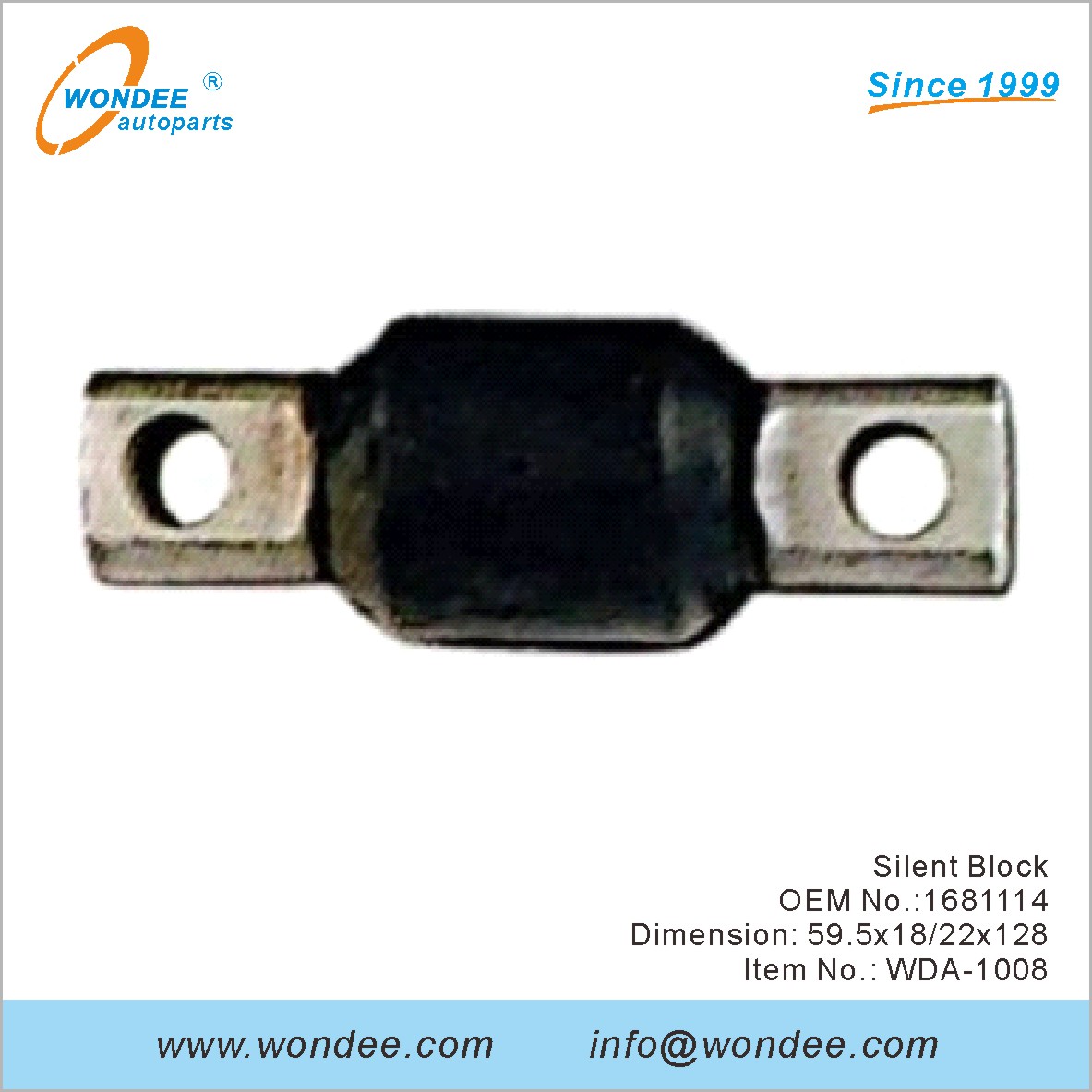 Silent Block OEM 1681114 para DAF de Wondee