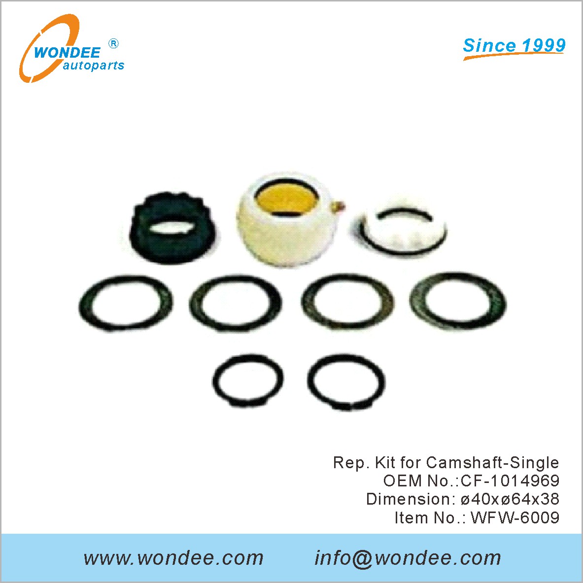 Rep. Kit para el árbol de levas Single OEM CF-1014969 para Fuwa de Wondee