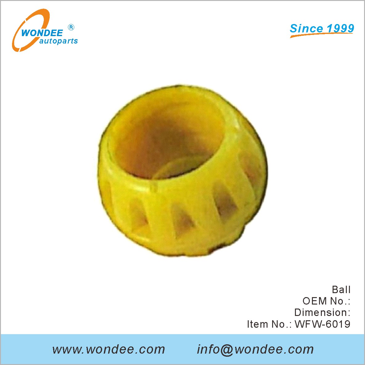 Ball OEM para Fuwa de Wondee