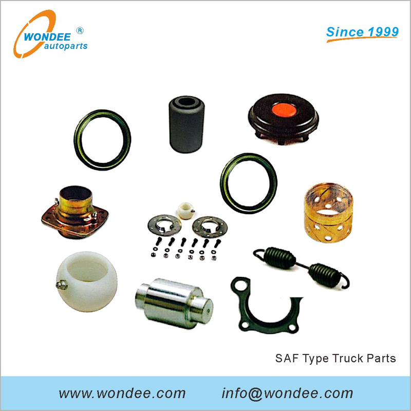 Buje de goma tipo SAF, tapa del cubo, kits de reparación, rodamiento esférico, retención, resorte de regreso para camión