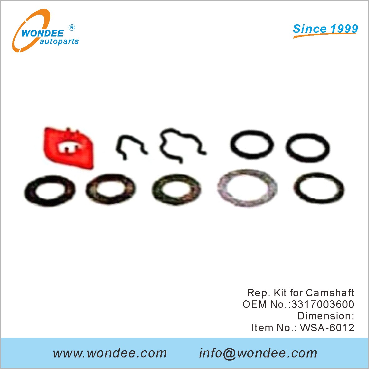 Rep. Kit para Camshaft OEM 3317003600 para SAF de Wondee