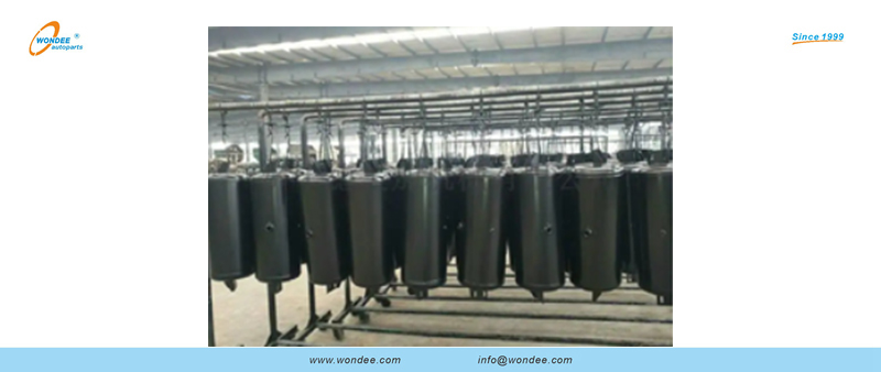 Tanque de aire de acero