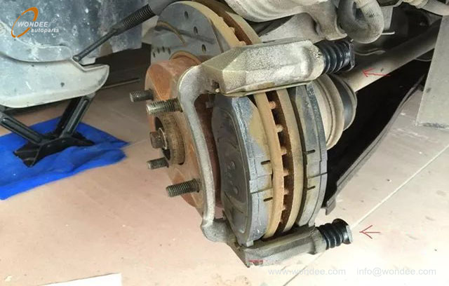 brake pads (3) pastillas de freno (3)