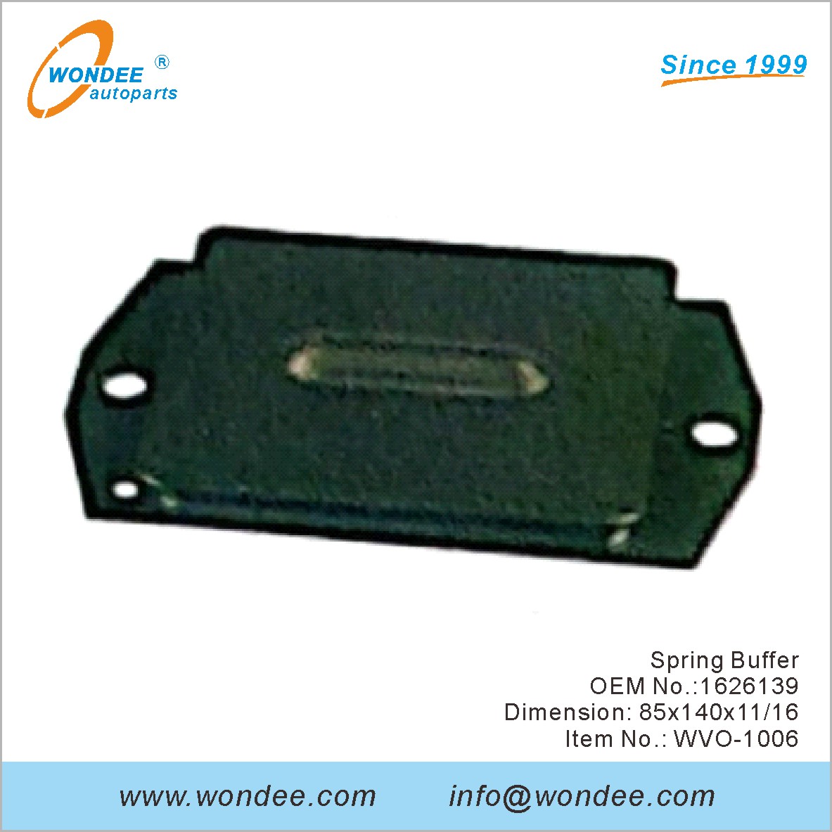 Spring Buffer OEM 1626139 para Volvo de Wondee