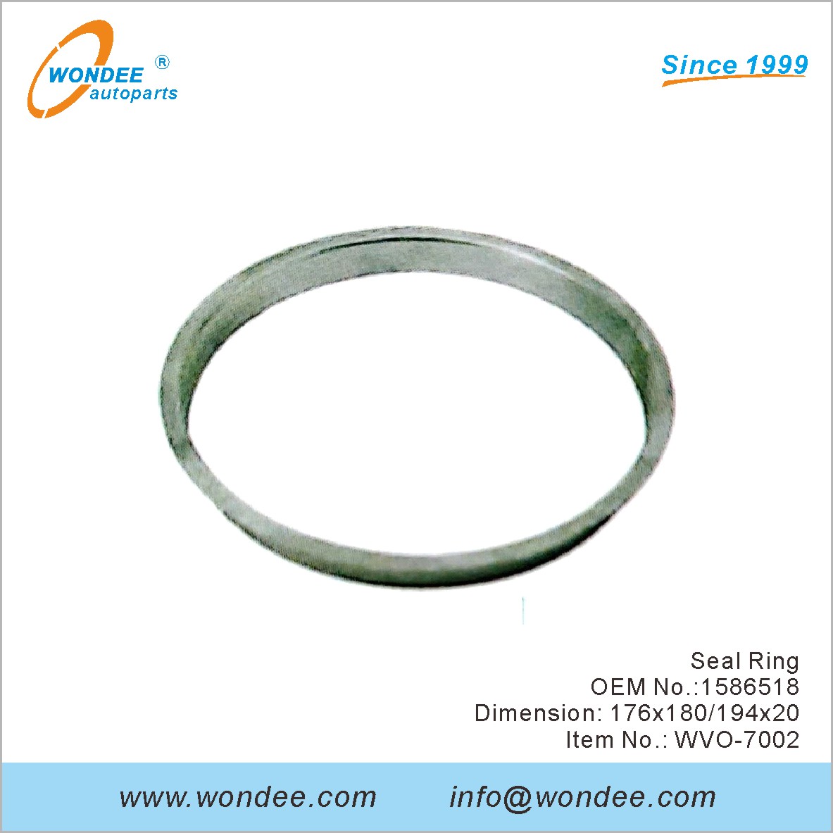 SELLE RING OEM 1586518 para Volvo de Wondee
