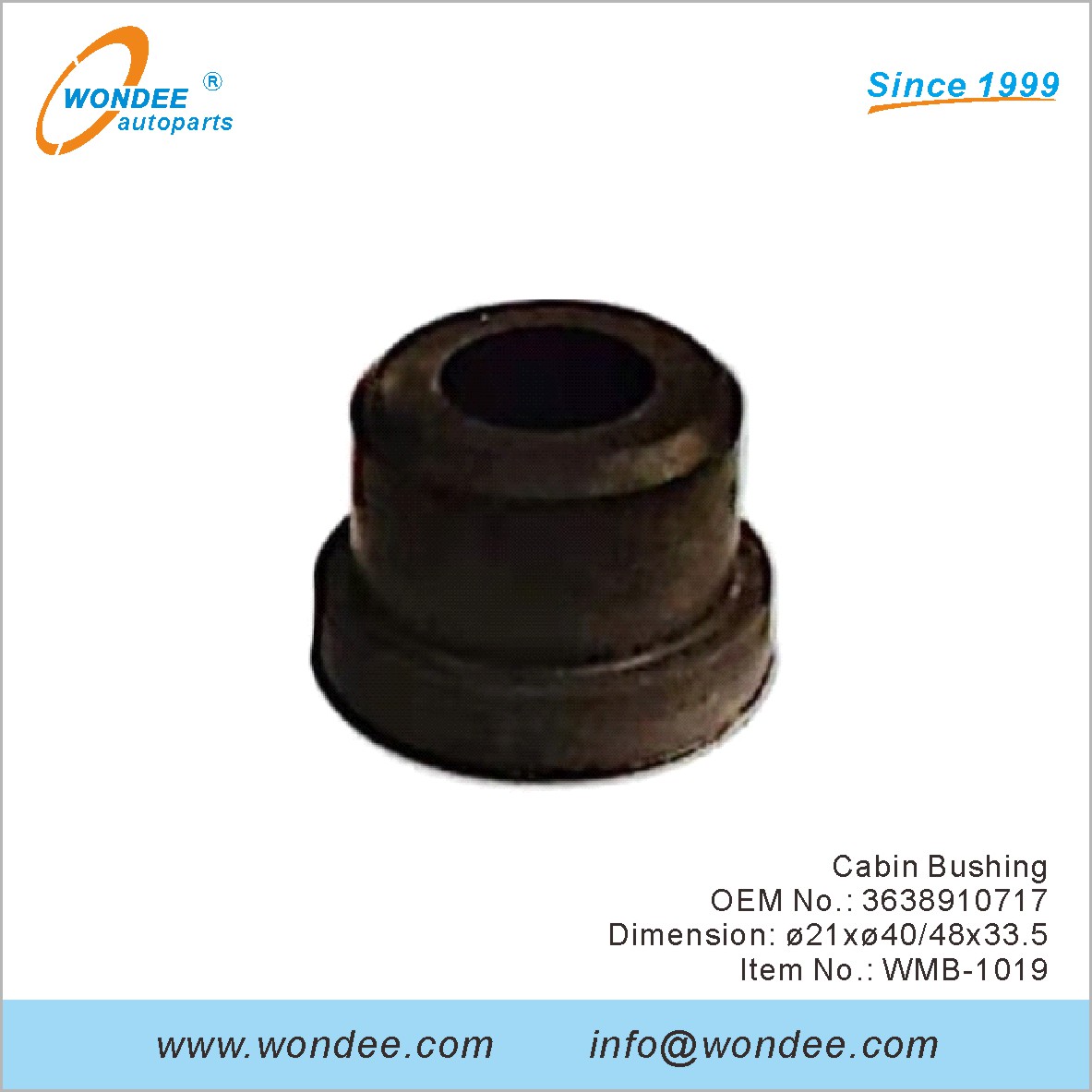 Cabin Buje OEM 3638910717 para Benz de Wondee