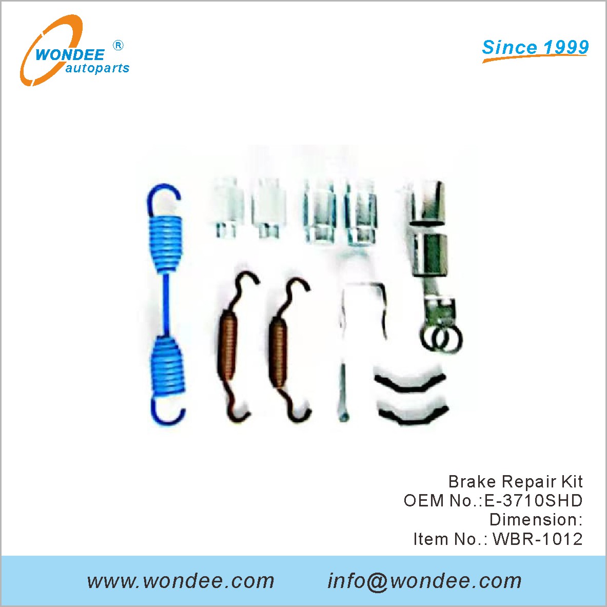 Kit de reparación de frenos OEM E-3710SHD de Wondee