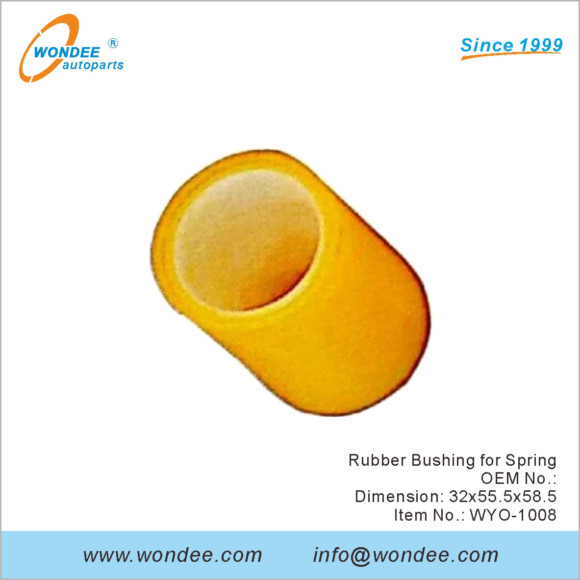 Castre de goma para Spring OEM para Volvo de Wondee